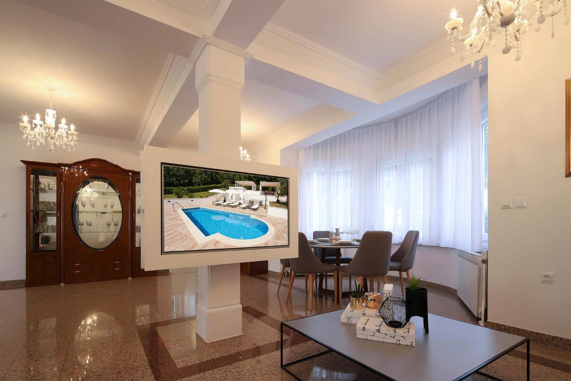 Villa Garden Apartment With Pool Abbázia Kültér fotó