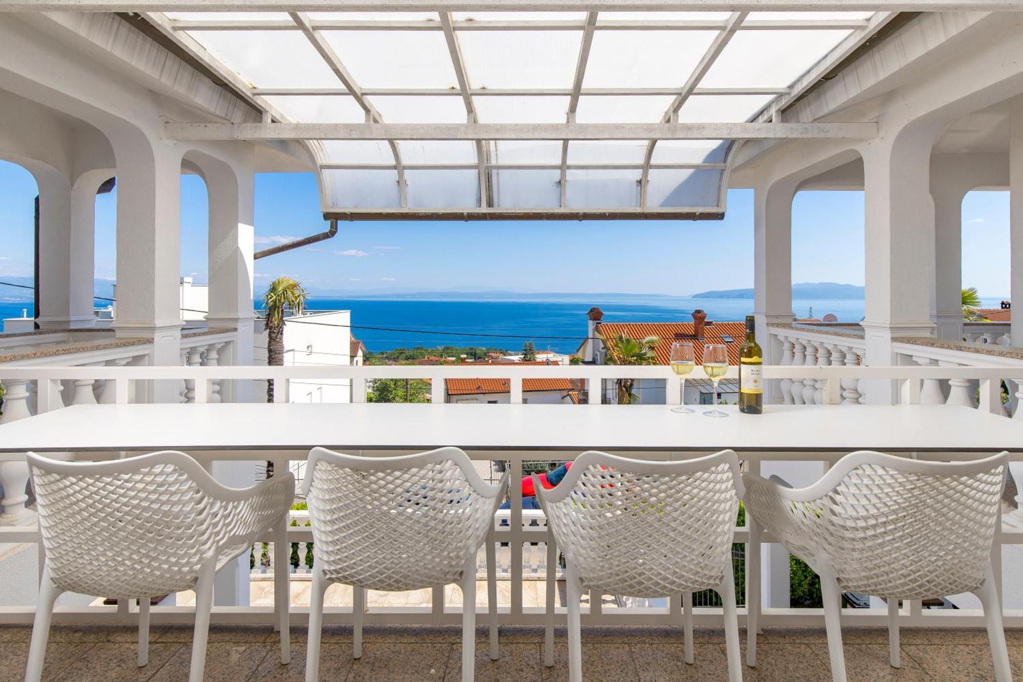 Villa Garden Apartment With Pool Abbázia Kültér fotó