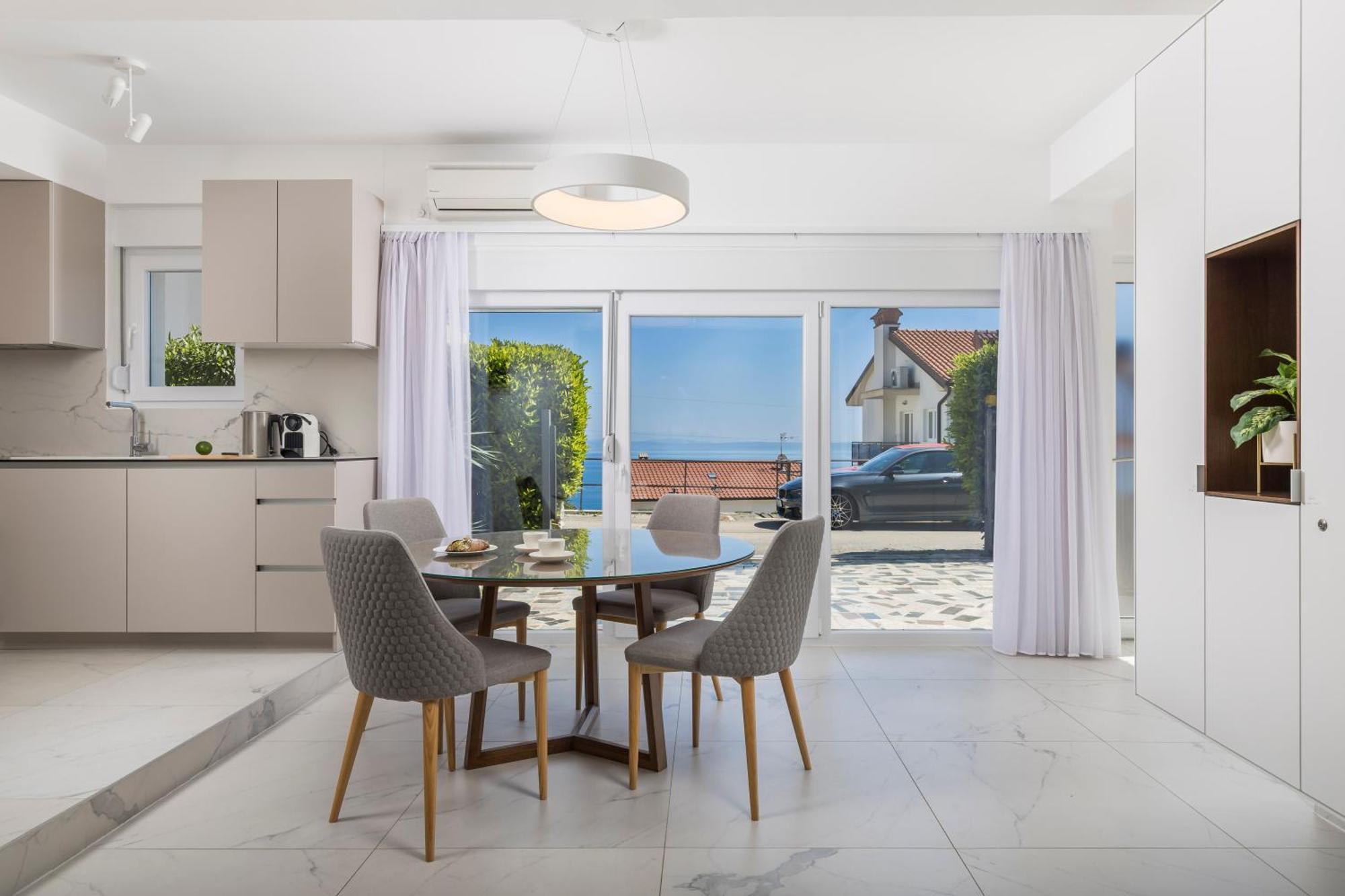 Villa Garden Apartment With Pool Abbázia Kültér fotó