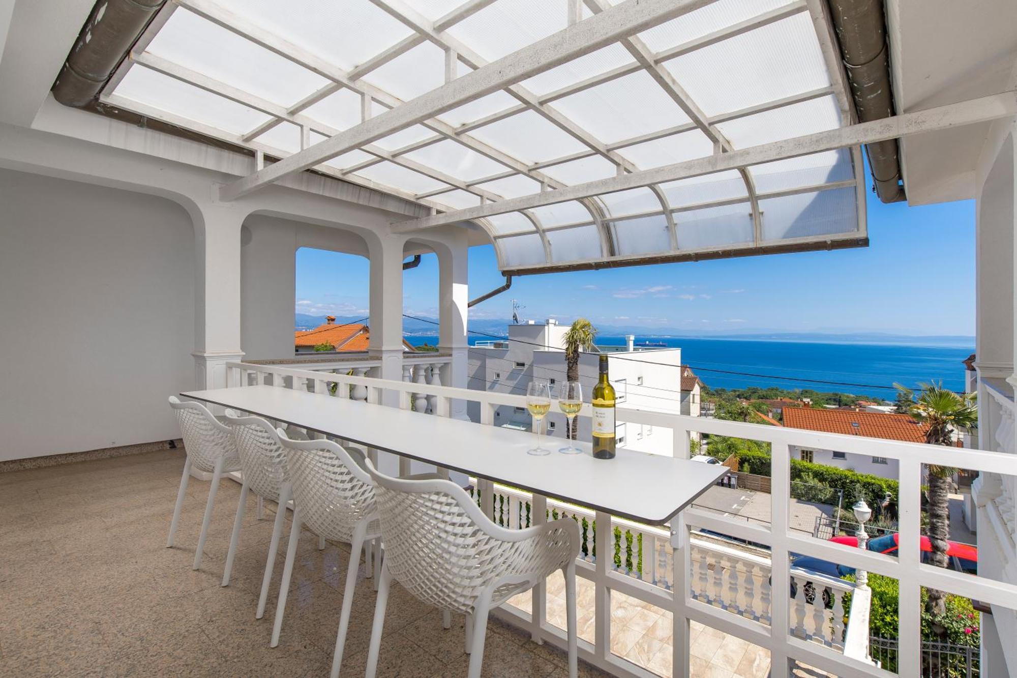 Villa Garden Apartment With Pool Abbázia Kültér fotó