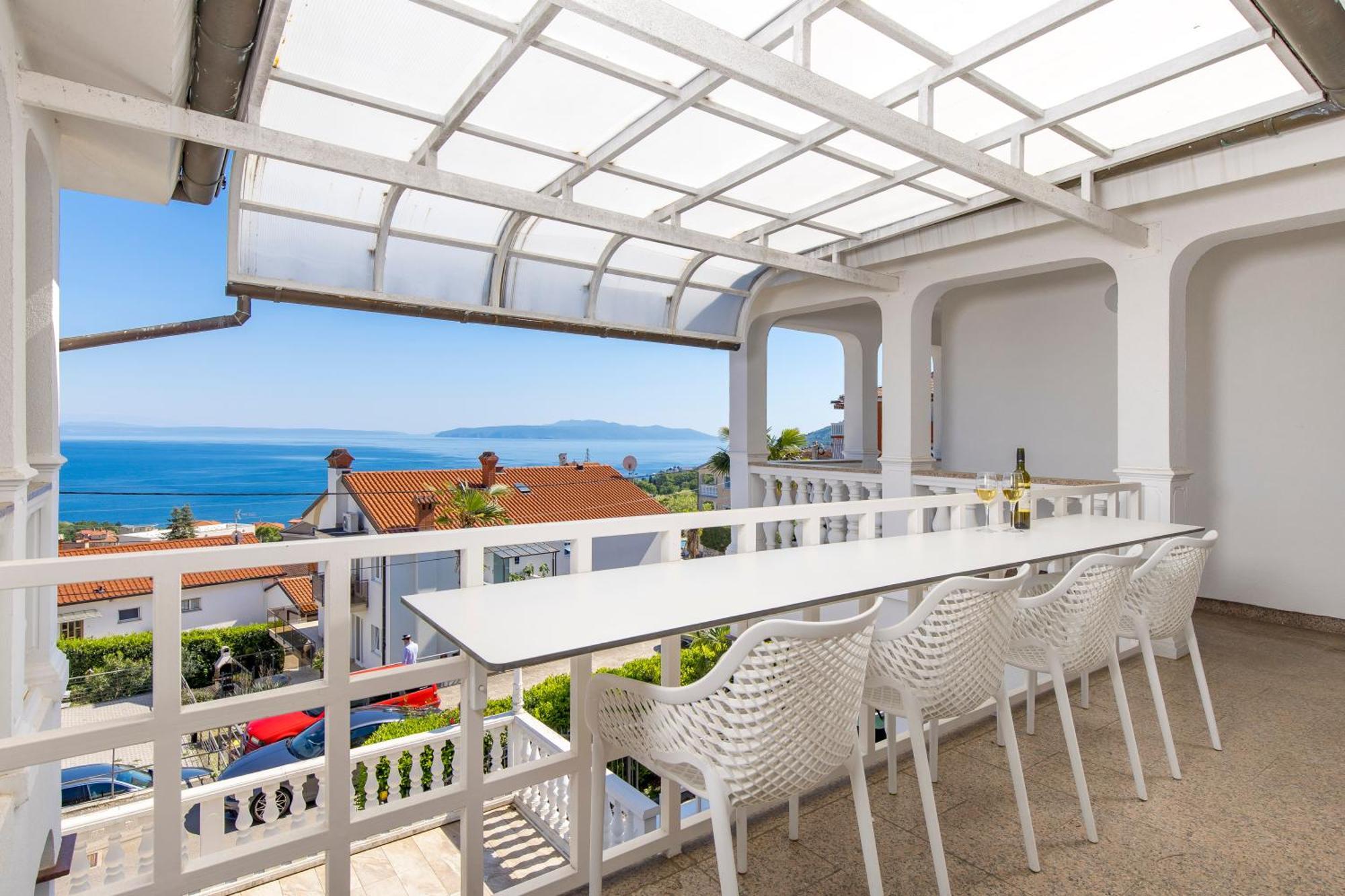 Villa Garden Apartment With Pool Abbázia Kültér fotó